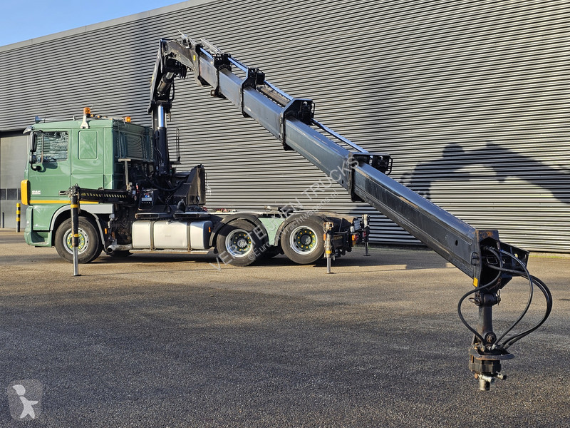 Tahač DAF 105460 6X2 / HIAB 37 t/m CRANE / KRAN