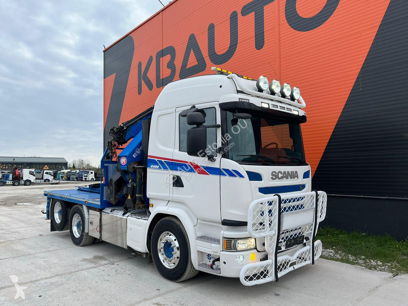 Traktor Scania 490 6x2 HMF 5020 K6 + JIB /...