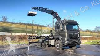 Traktor MAN TGS 26.520 6x6  Kran HIAB X-HIPRO...