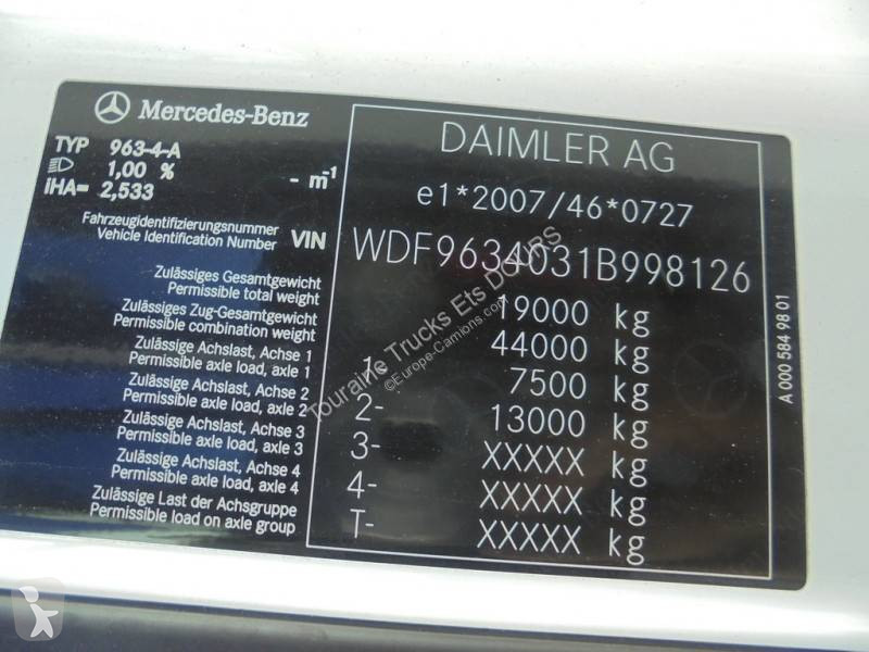 Tracteur Mercedes