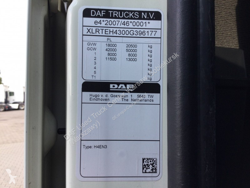 Tahač DAF XF  FT 4X2