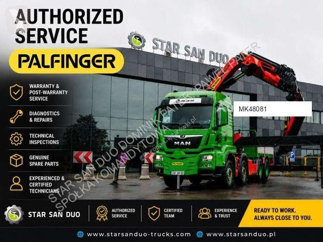 Влекач Mercedes 4148 8x4 PALFINGER PK 74002 Crane