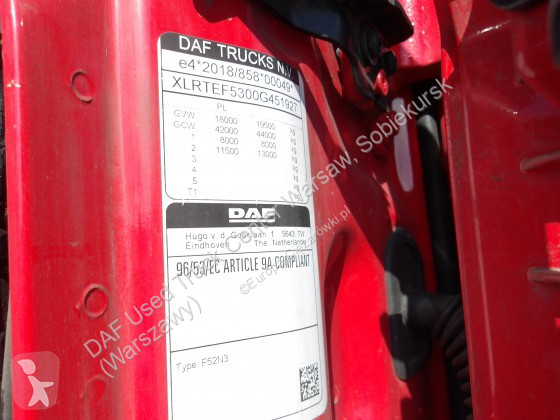 Tracteur DAF XG  FT 4X2