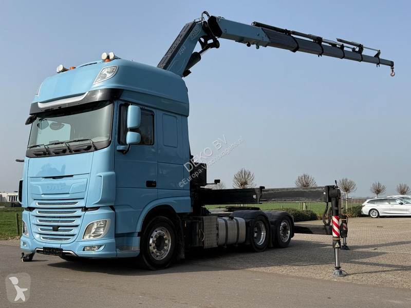جرار DAF 530 FTN EURO 6!! CRANE!! FASSI 54TM!!...