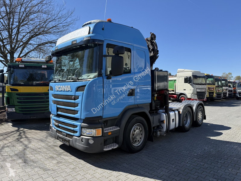 جرار Scania G450 6X2 Kran Palfinger PK 26002