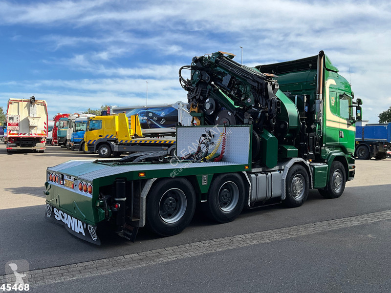 جرار Scania 490 8x4 Euro 6 Effer 140 Tonmeter...