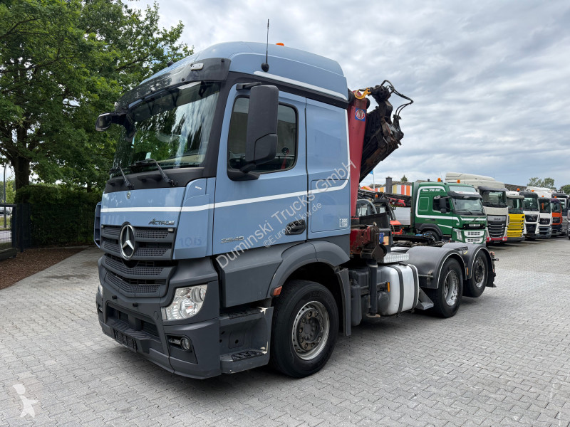 جرار Mercedes 2548 LS 6X2 Kran HMF 3220 bis 16...
