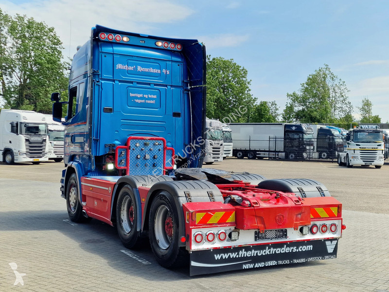 جرار Scania R580 V8 Topline 6x4 - TO/Hydraulic...