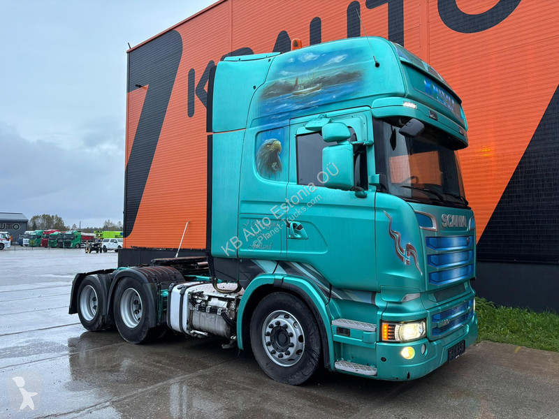 Scania R 520 6x2 RETARDER / DOUBE BOGIE tractor...