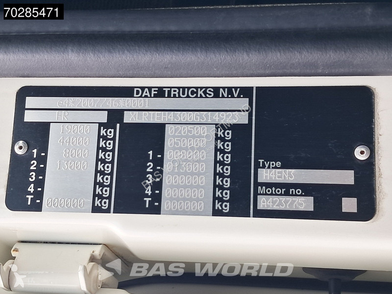 Trekker DAF 480 4X2 SC Standklima ACC LED