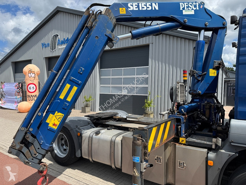 Tractor MAN 18.310, Crane Pesci SE155N/4,...