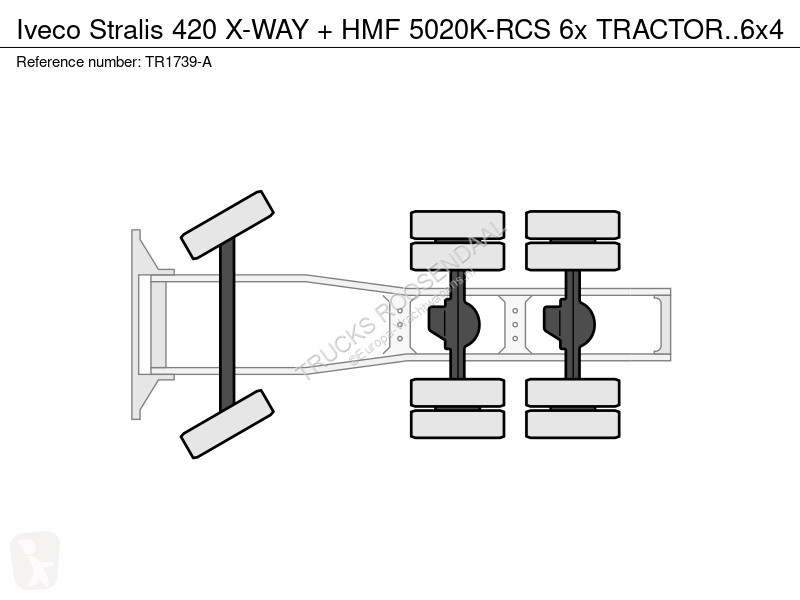 Iveco 420 X-WAY + HMF 5020K-RCS 6x TRACTOR +...