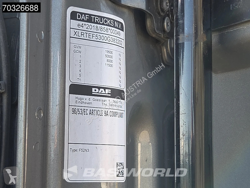 جرار DAF XG+  XG+ 4X2 Mega Retarder 2x Tanks...