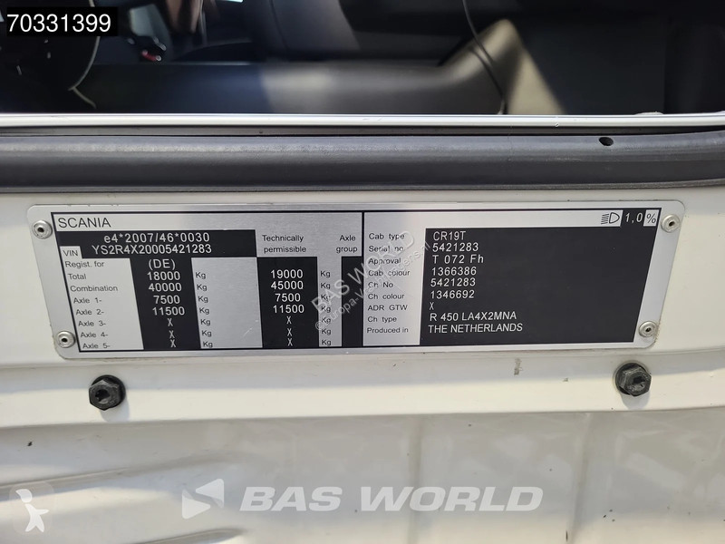 جرار Scania R 4X2 Retarder 2xTanks Standklima