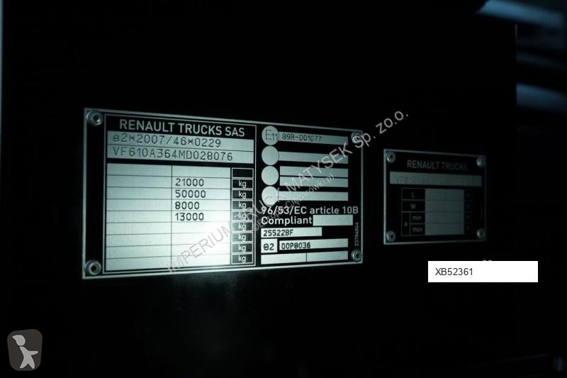 Tahač Renault T HIGH 520 / RETARDER / I-PARK...