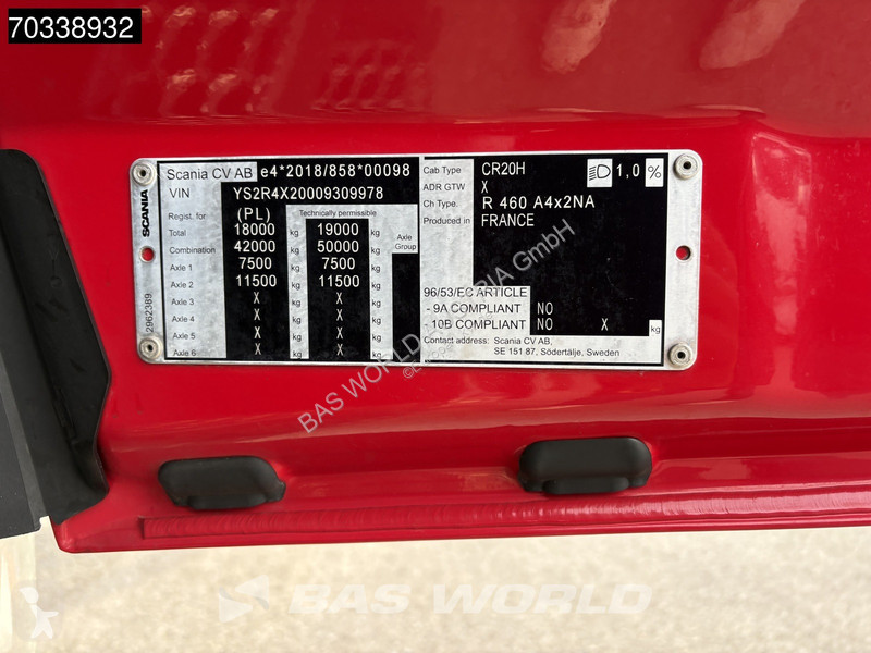 Scania 460 4X2 etarder 2xTanks Alcoa's ACC Navi...