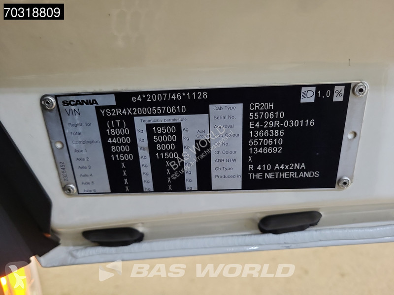 Tahač Scania R410 4X2 NG! Retarder 2xTanks ACC