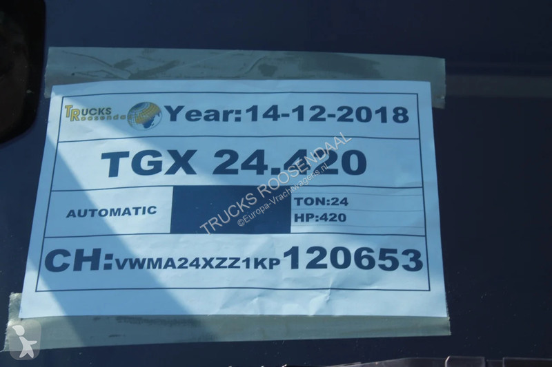 Traktor MAN TGX 24420 + EURO 6 + 6x2