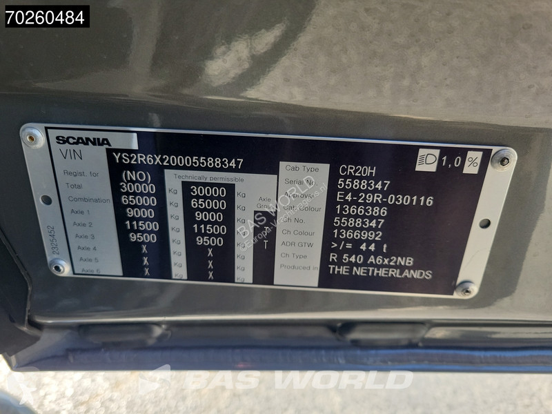 Traktor Scania R540 6X2 FUY PREPARED NEW...
