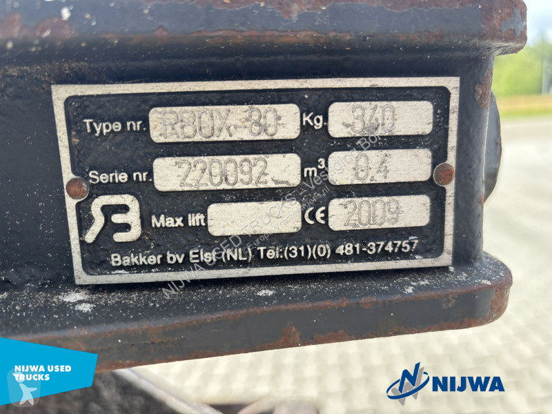 جرار Volvo 750 6x2/4 i.c.m. KWB P3 oplegger met...