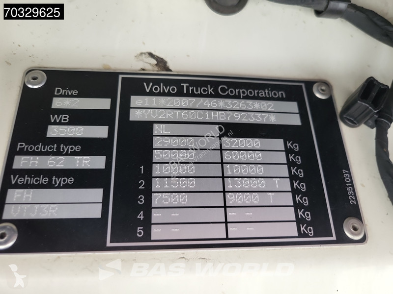 Traktor Volvo 6X2 HMF 5020-K6 Crane Kran + JIB...