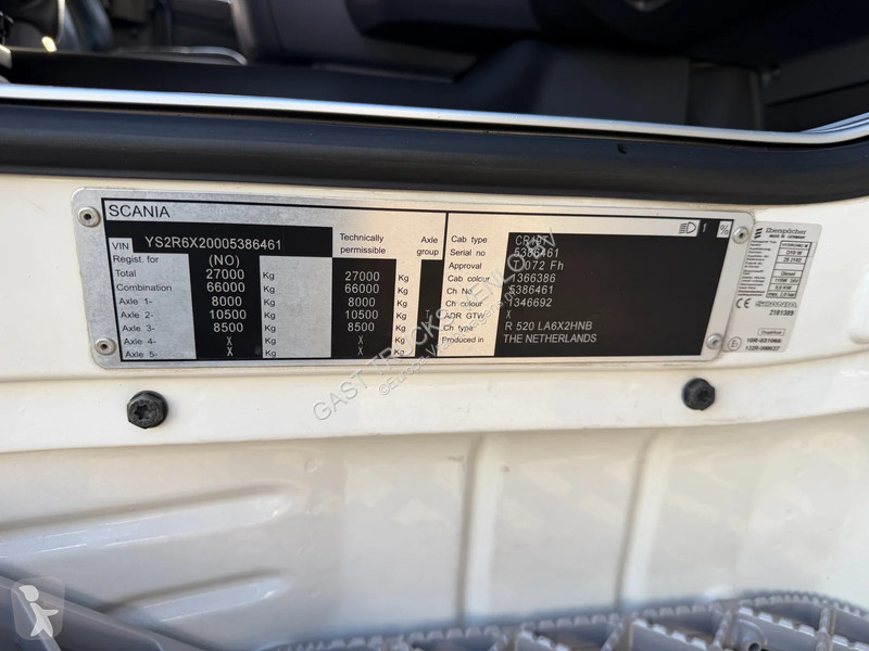 Scania 520 V8 6x2 Boogie Full Air etarder *710...