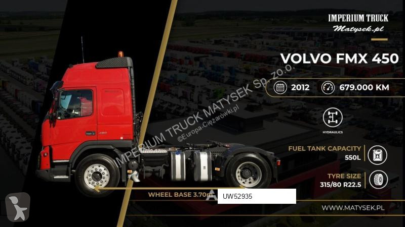 Tahač Volvo FMX 450 / HYDRAULIKA  / I- SHIFT /...