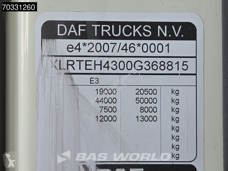 Tratores DAF XF  XF 4X2 SSC Retarder 2xTanks...