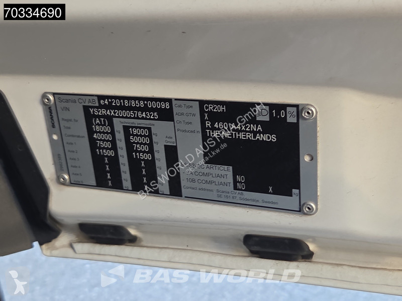 جرار Scania 460 4X2 etarder 2x Tanks ACC Navi