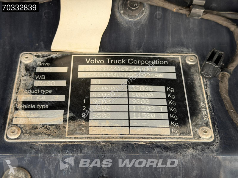 Cap tractor Volvo 750 6X4 XL Retarder 2x Tanks...