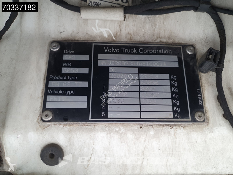 Volvo 650 6X2 ADR! Hydraulic Full-Air Liftachse...