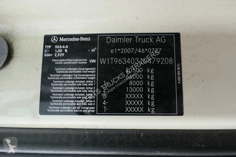 Tractor Mercedes 2145 | Retarder | Mirror Cam....