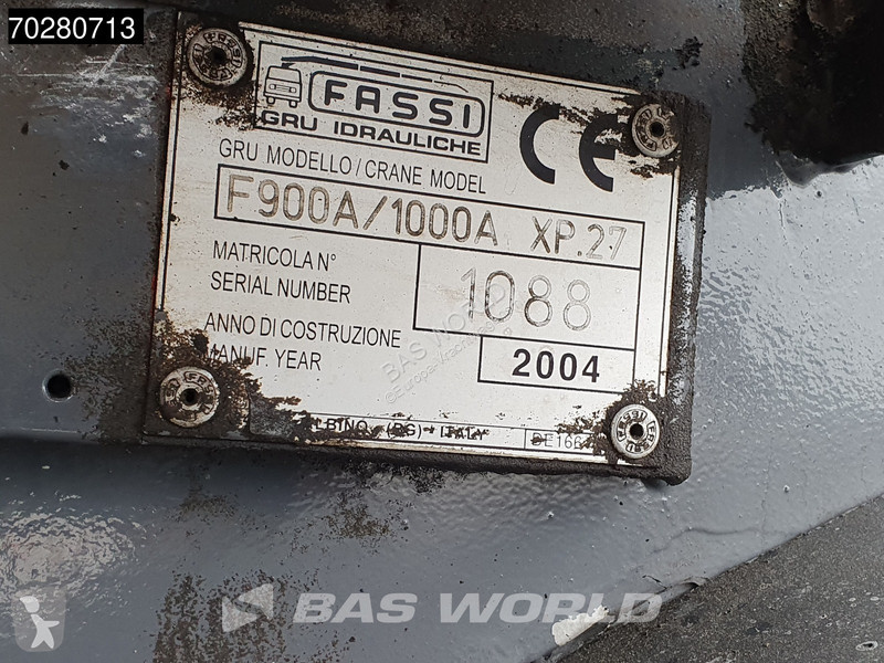 Tractor Volvo FH  FH 8X4 Manual Fassi F900A...