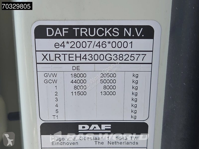 Tratores DAF XF  4X2 SC Retarder Hydraulic...