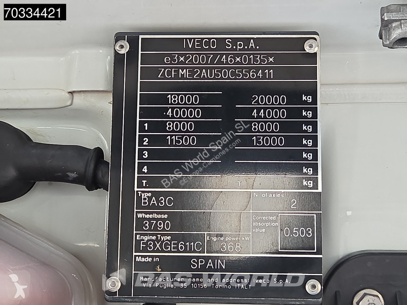 Iveco S-Way 500 S-Way 4X2 Retarder ITV 07-2027...