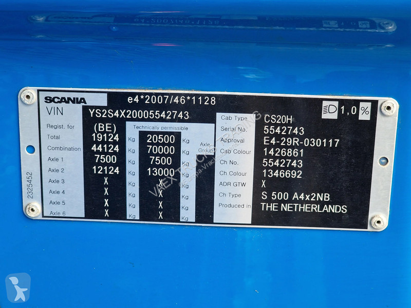 جرار Scania S500 NS Highline 4x2 - Retarder -...