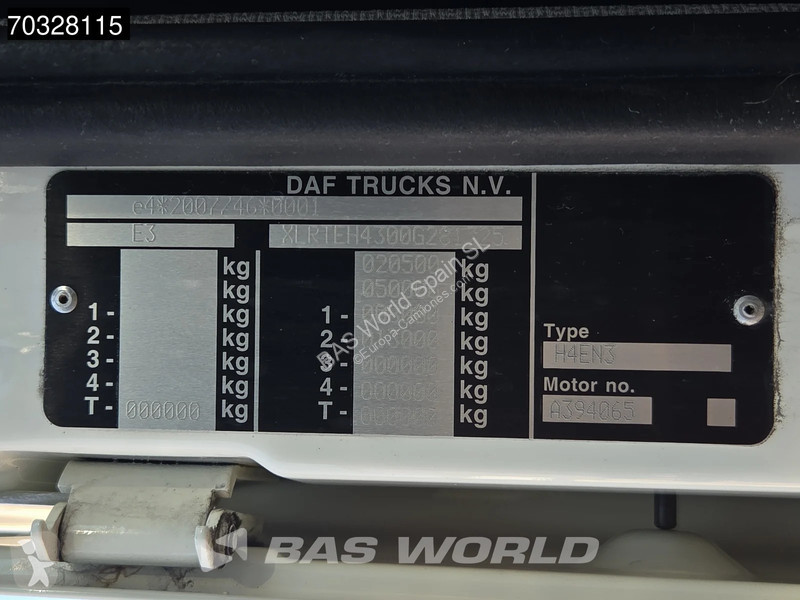 جرار DAF 530 4X2 SC Retarder 2xTanks Standklima...