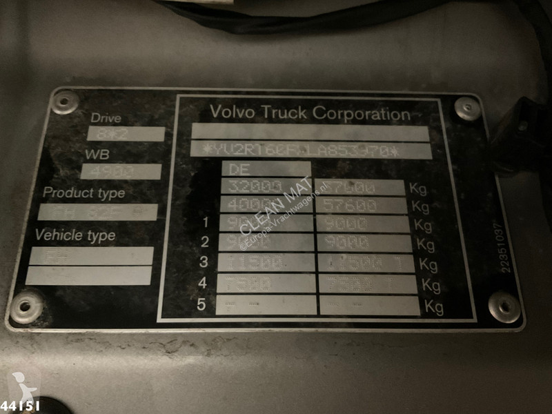 Traktor Volvo Fassi 165 Tonmeter laadkraan +...