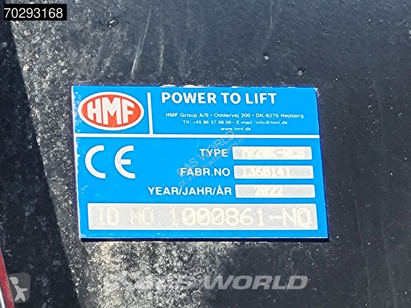 Tahač Volvo 650 8X2 HMF 7020K-RCS Crane +...