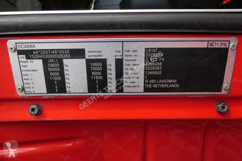 Cabeza tractora Scania R480 Topline | Show...
