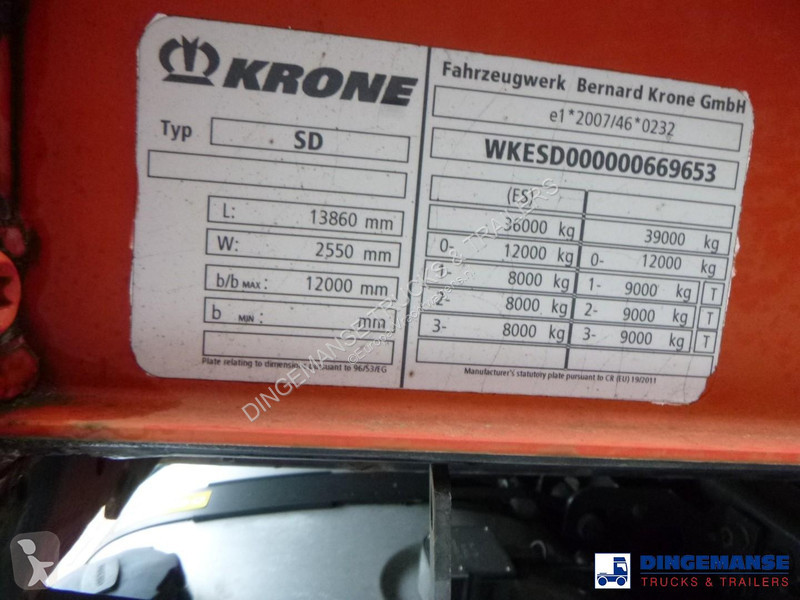 Cabeza tractora Volvo + Krone  460 6x2 Euro 6 +...