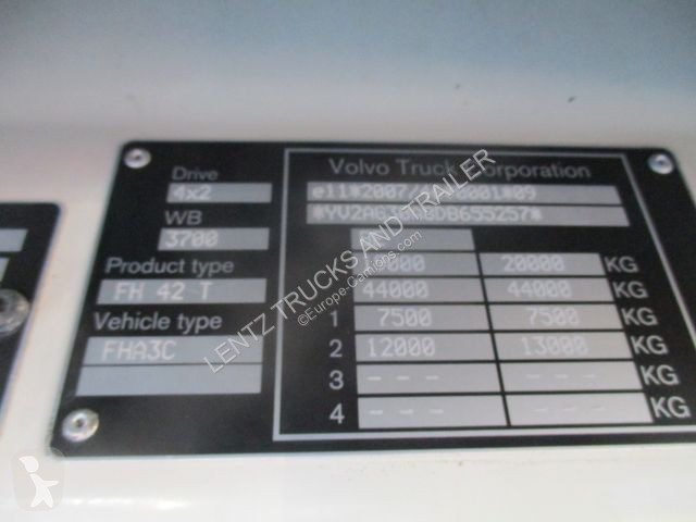 Traktor Volvo FH500-EEV-GLOBE-2 TANKS