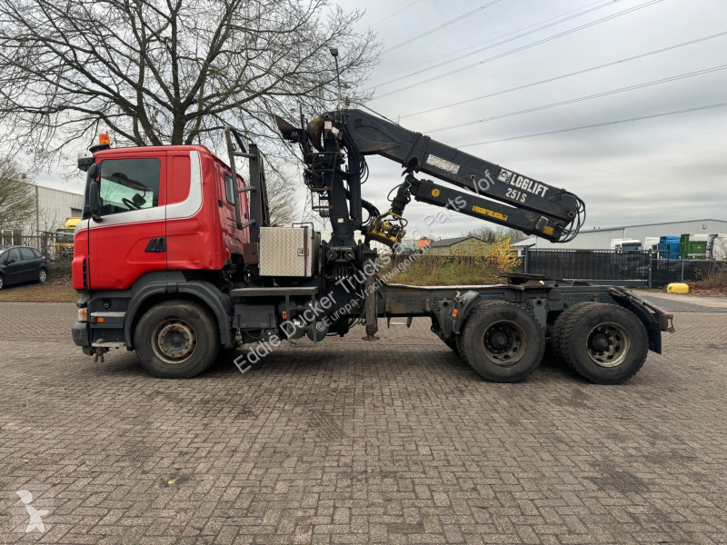 Traktor Scania 6X4 EURO 4 MANUAL/RETARDER/LOGLIFT