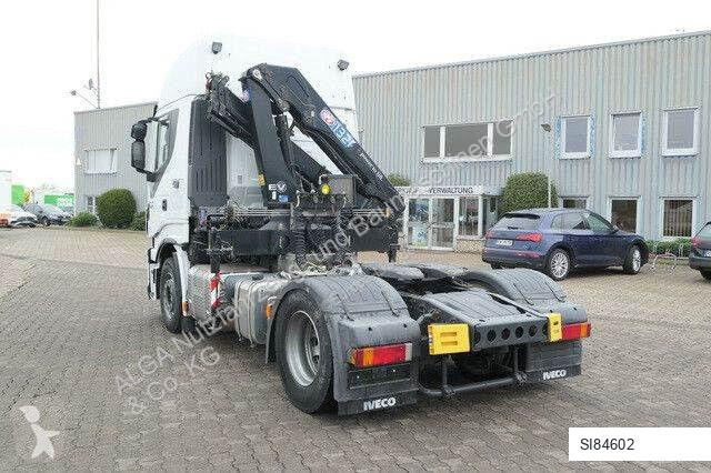 Traktor Iveco 460 4x2, Kran HMF 1320K3, Hydr.,...