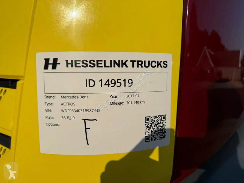 Trekker Mercedes 1840 4X2 EURO 6 701.140KM, NL...