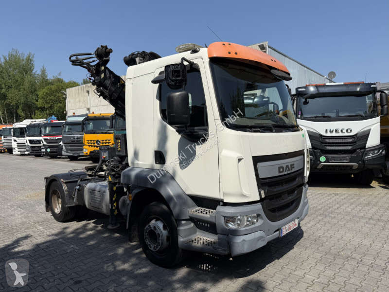 Tahač DAF LF 220.13 Kran Hiab 111 E-3 HiDuo