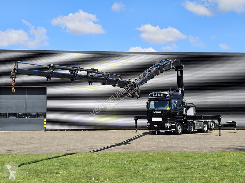 Traktor Scania 490 8x2 / HMF 85 T/M CANE +...