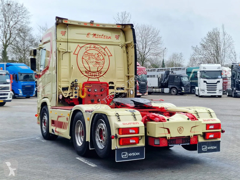 جرار Scania R580 V8 NGS ow roof 6x2 -...