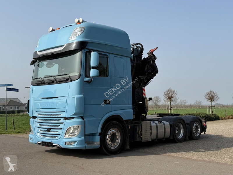 جرار DAF 530 FTN EURO 6!! CRANE!! FASSI 54TM!!...