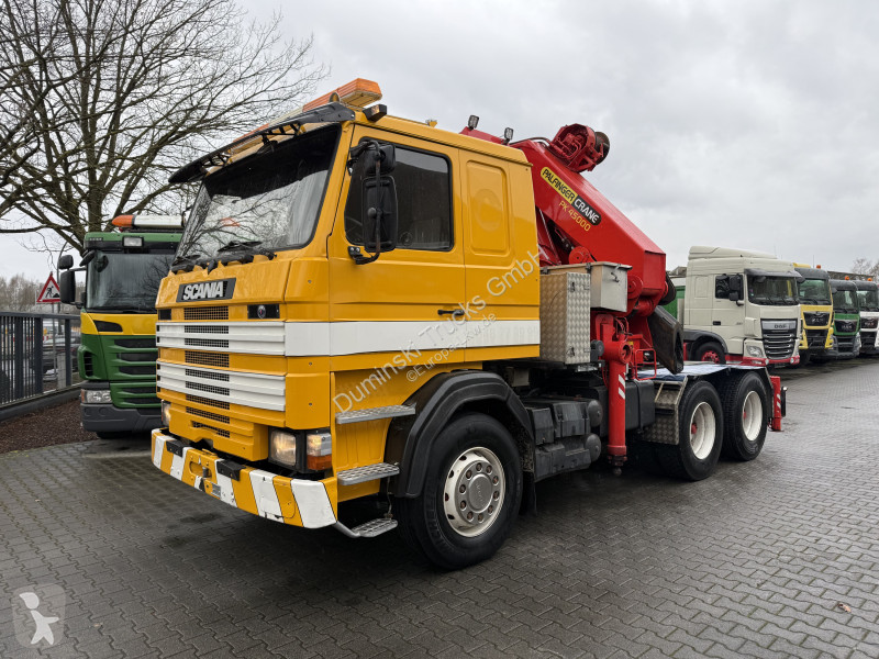 جرار Scania R143 450 V8 6X4 Kran Palfinger...
